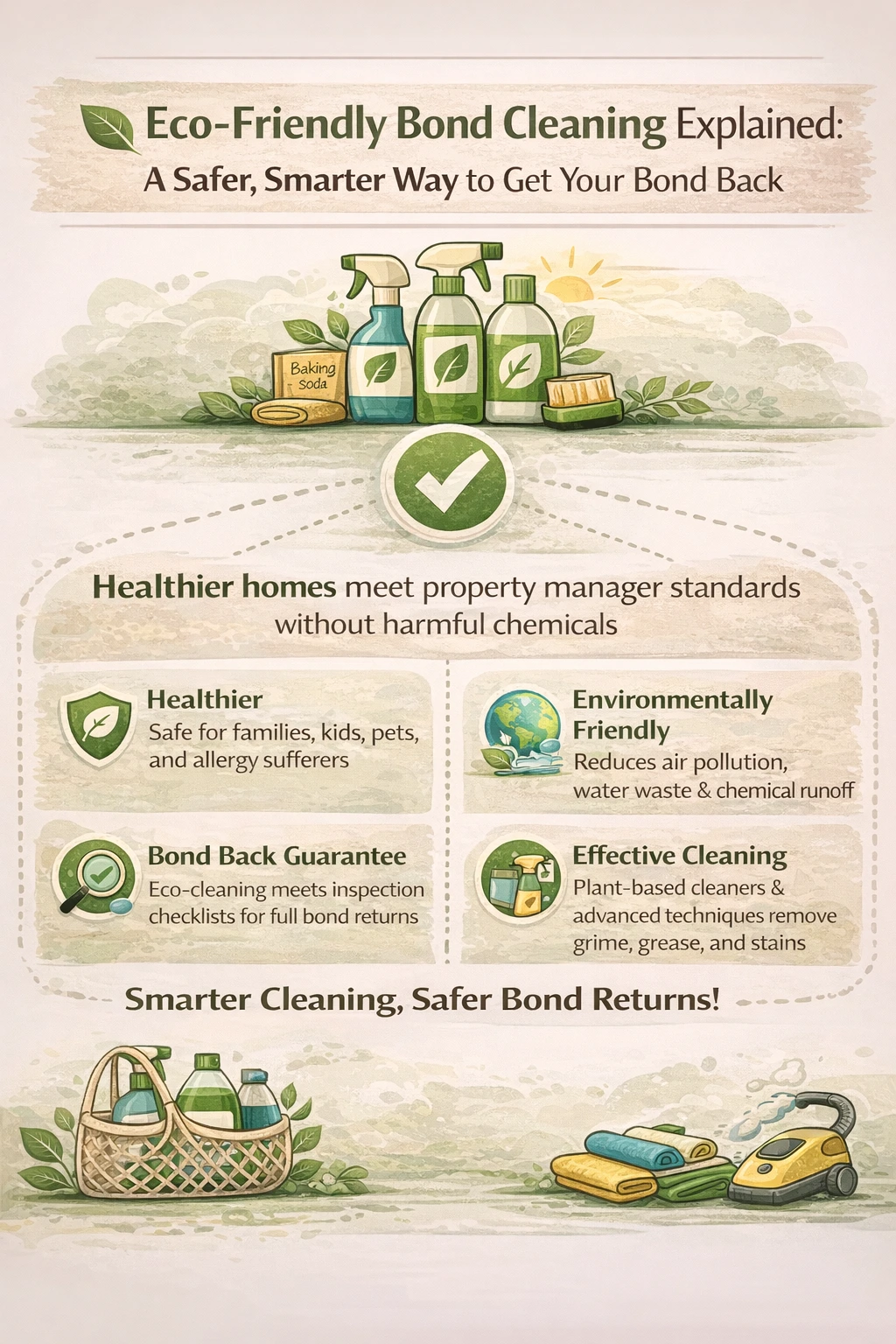 Eco-Friendly Bond Cleaning Explained: A Safer, Smarter Way to Get Your Bond Back