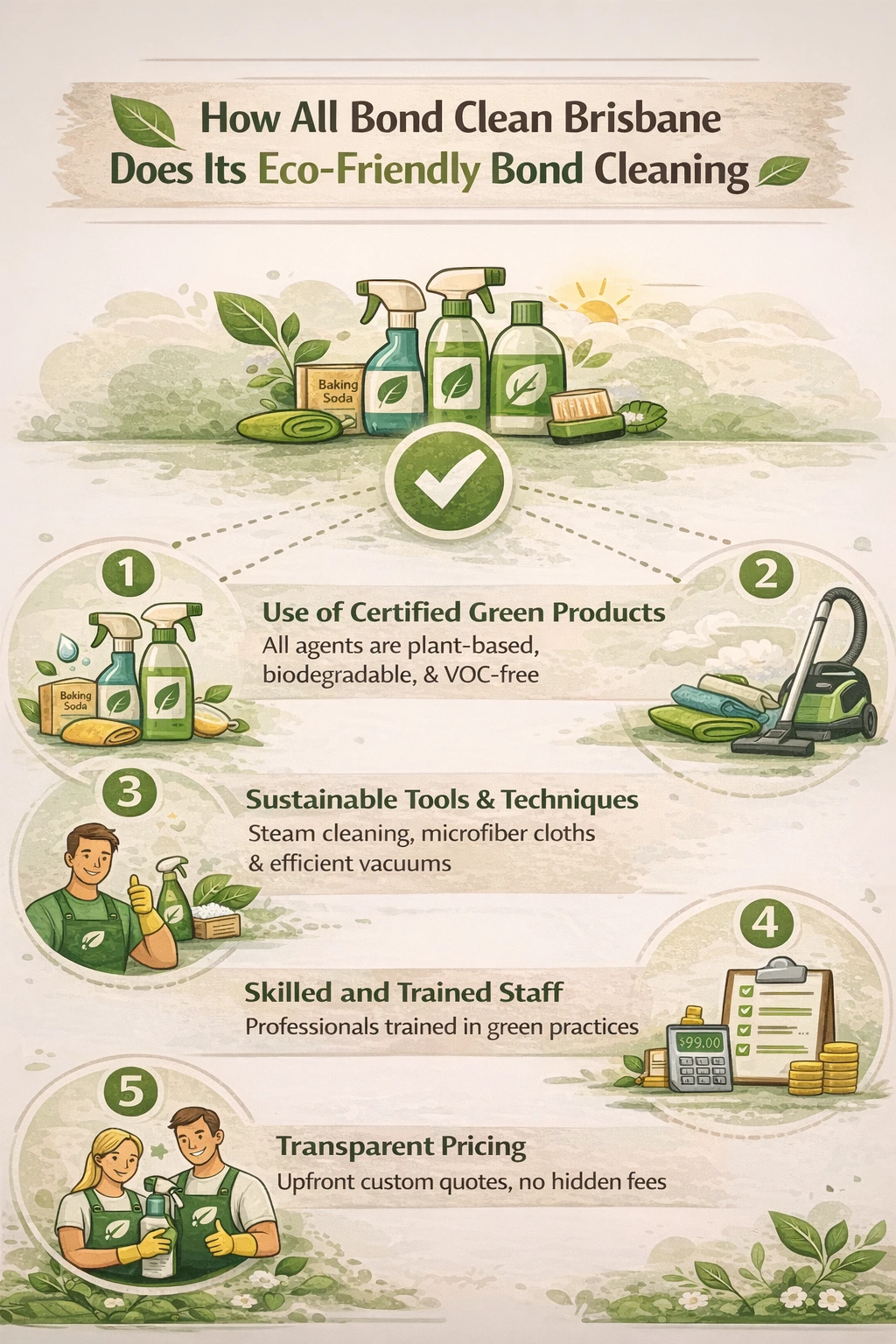 How All Bond Clean Brisbane Does Its Eco-Friendly Bond Cleaning