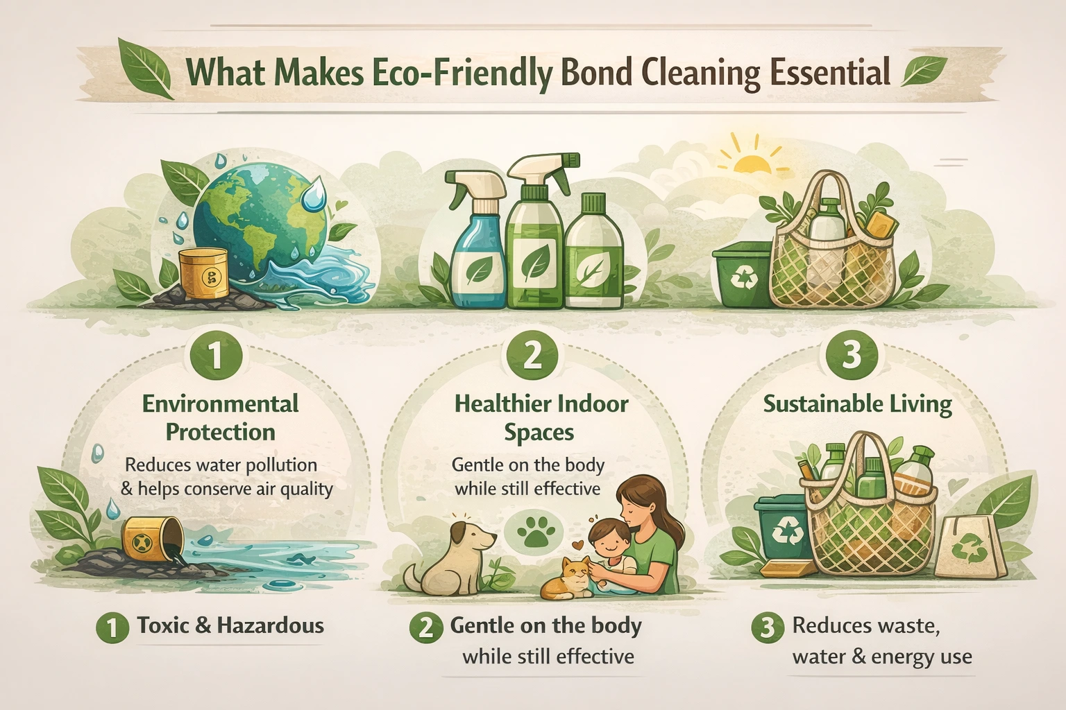 What Makes Eco-Friendly Bond Cleaning Essential