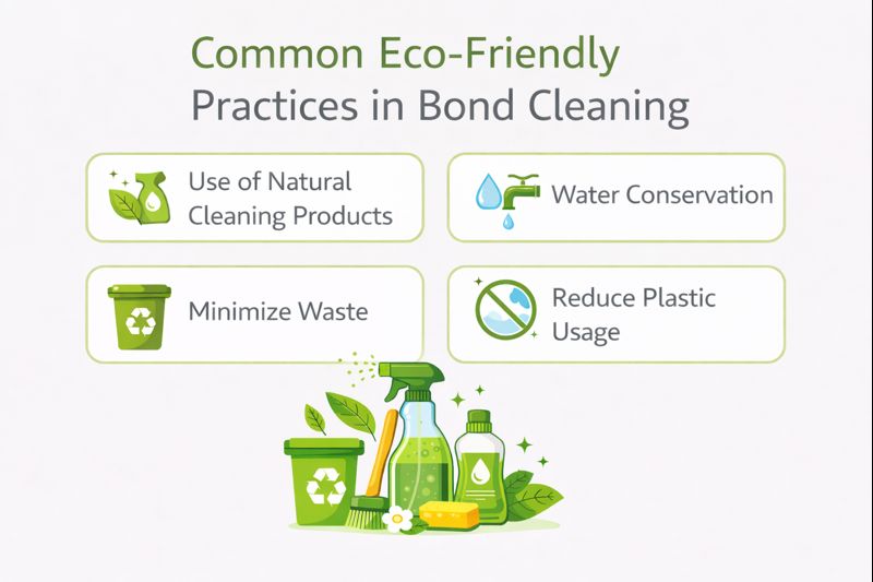Common Eco-Friendly Practices in Bond Cleaning
