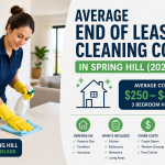 Average End of Lease Cleaning Cost in Spring Hill 2026
