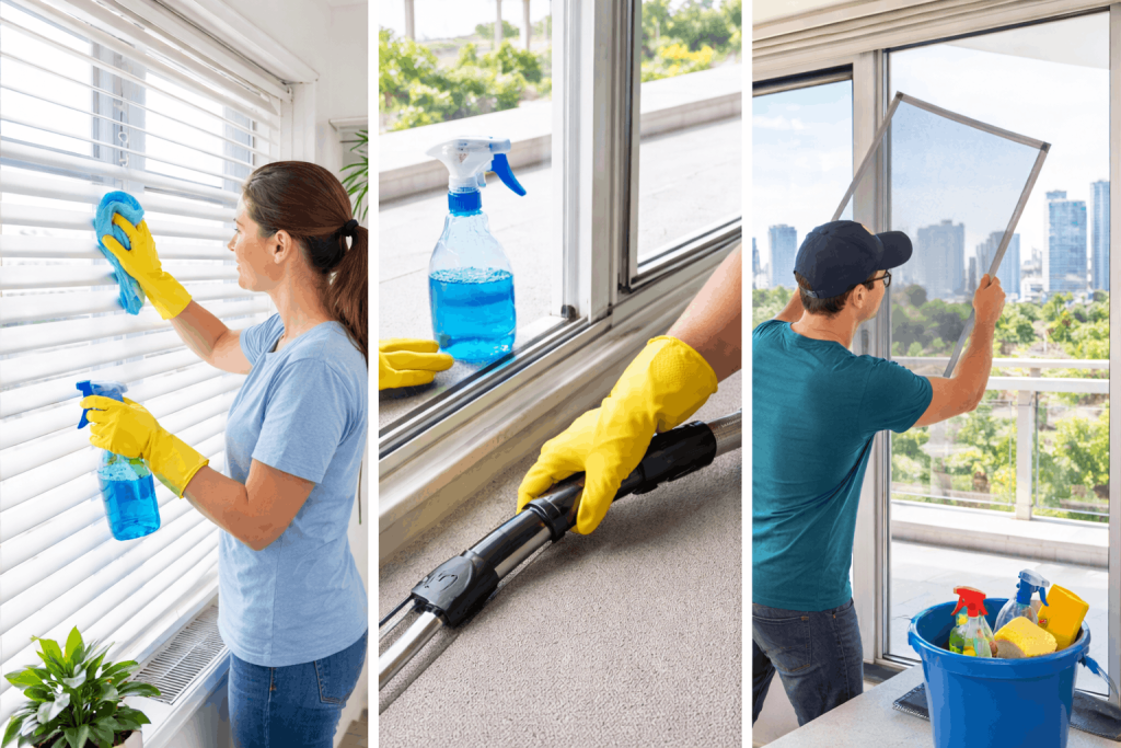 How to Clean Blinds, Tracks and Fly Screens for a Brisbane Bond Inspection