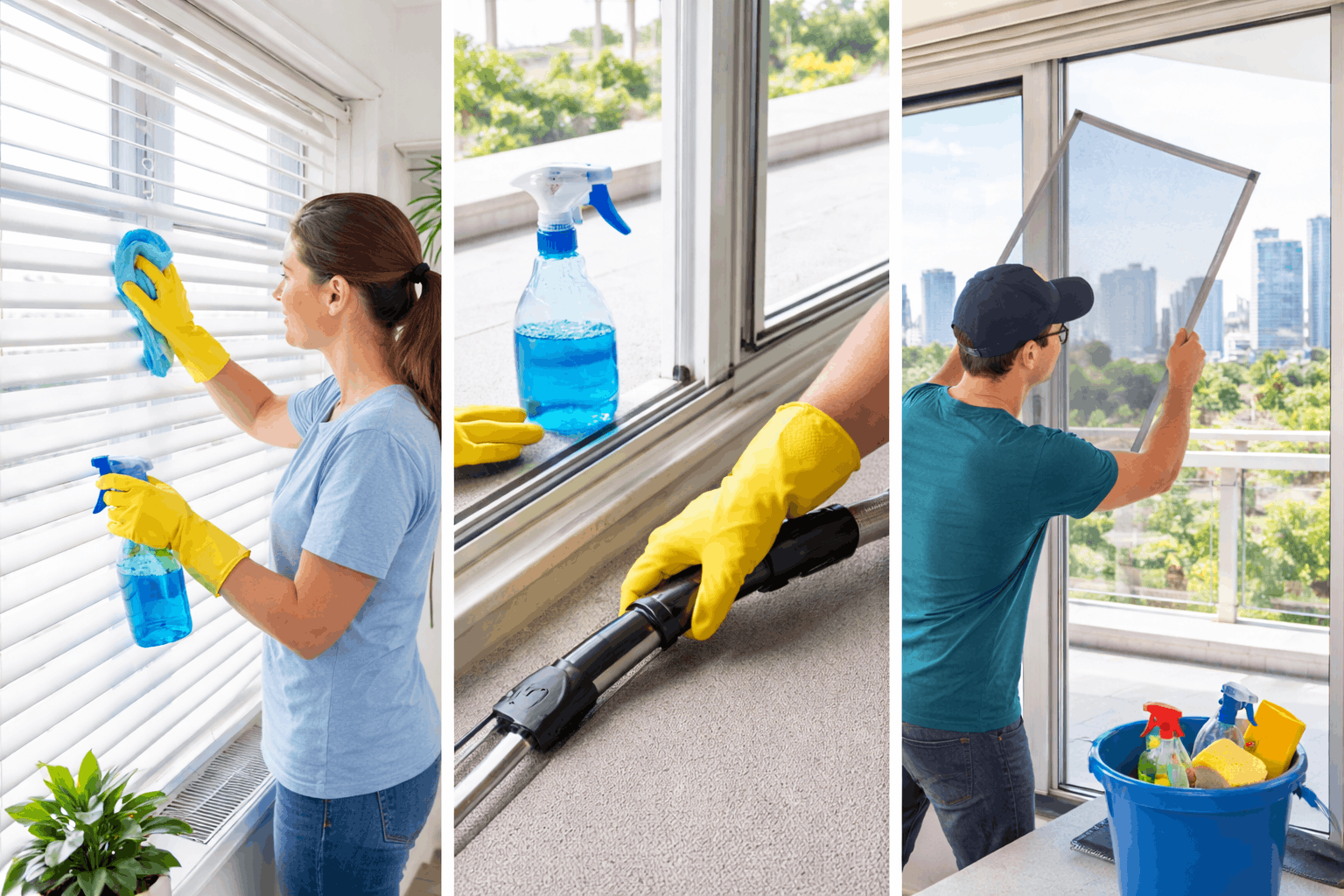 How to Clean Blinds, Tracks and Fly Screens for a Brisbane Bond Inspection