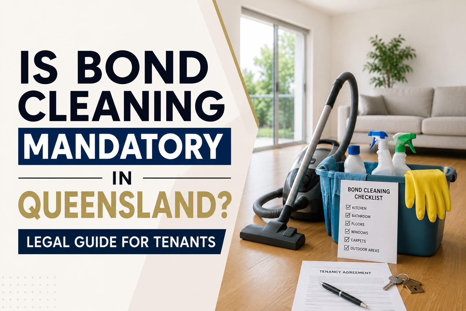 Is Bond Cleaning Mandatory in Queensland? Legal Guide for Tenants